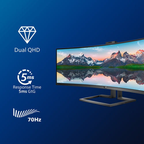 Philips P Line 32:9 SuperWide curved LCD display 499P9H/00 Philips P Line 32:9 SuperWide curved LCD display 499P9H/00